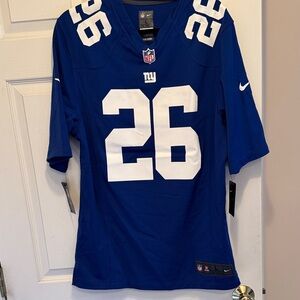 SAWUON BARKLEY NEW Nike New York Giants #26 Football Jersey